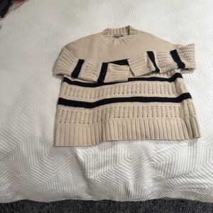 All Saints Siddons Stripe wool Sweater